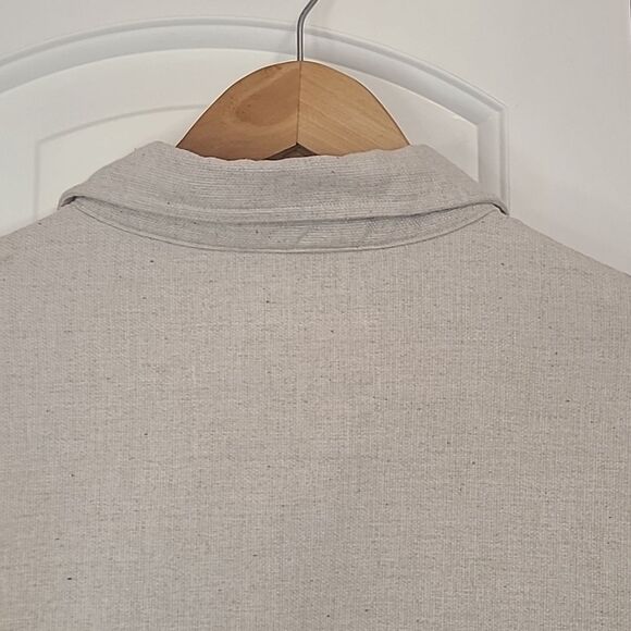 Frank & Eileen MCLOGHLIN Natural 100% Italian Brushed Cotton Canvas Size S NWOT - Picture 9 of 14